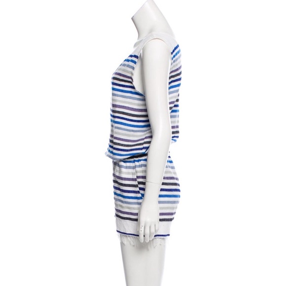 Lemlem Stripe shorts romper size M - Picture 2 of 9